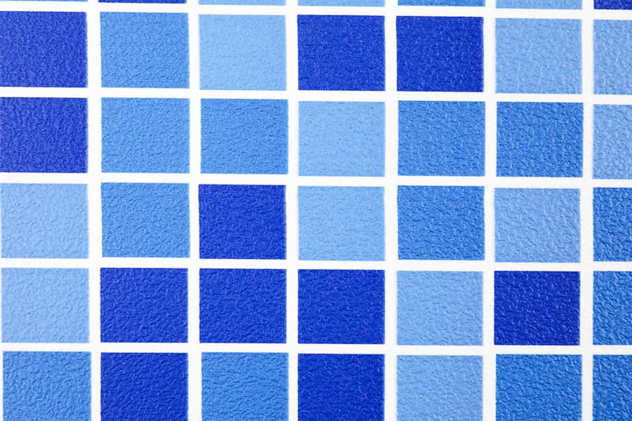 Revêtement de piscine en vinyle 1,5 mm motif mosaïque antidérapant